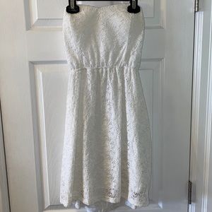 Lace, open back sun dress